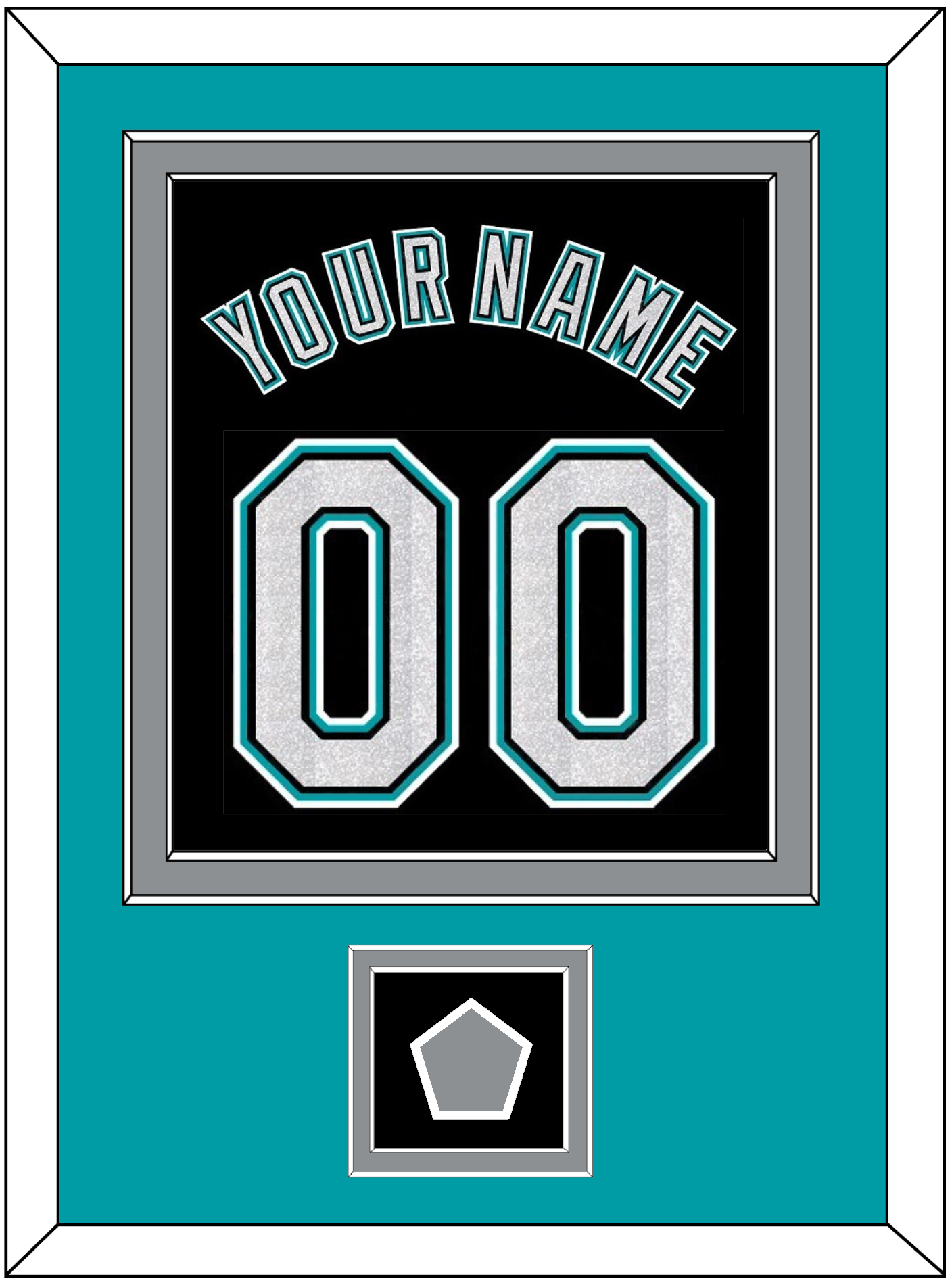 Florida Name & Number With 2003 World Series Champions Patch - Alternate Black (2003-2011) - Signature Tier 3