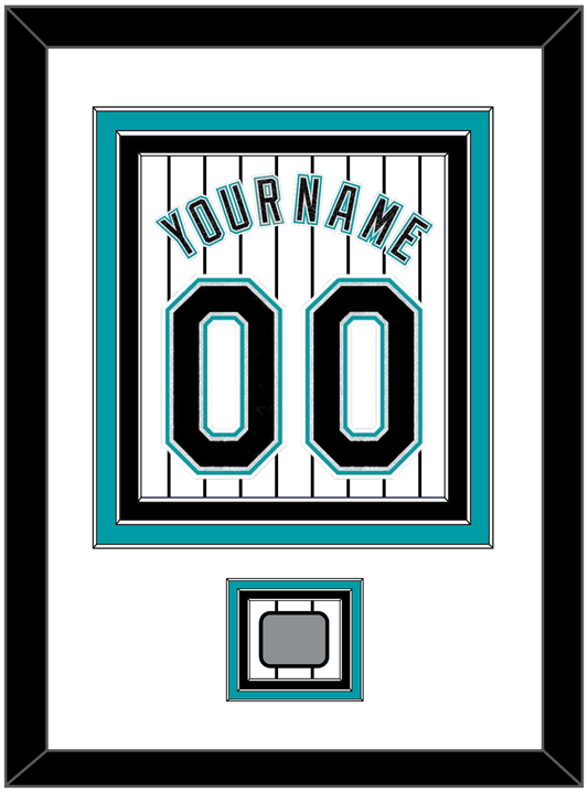 Florida Name & Number With World Series Patch- Home White Pinstripes (2003-2011) - Premier Tier 1