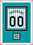 Florida Name & Number With World Series Patch- Home White Pinstripes (2003-2011) - Triple Mat 2