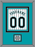 Florida Name & Number With 2003 World Series Champions Patch- Home White Pinstripes (2003-2011) - Triple Mat 2