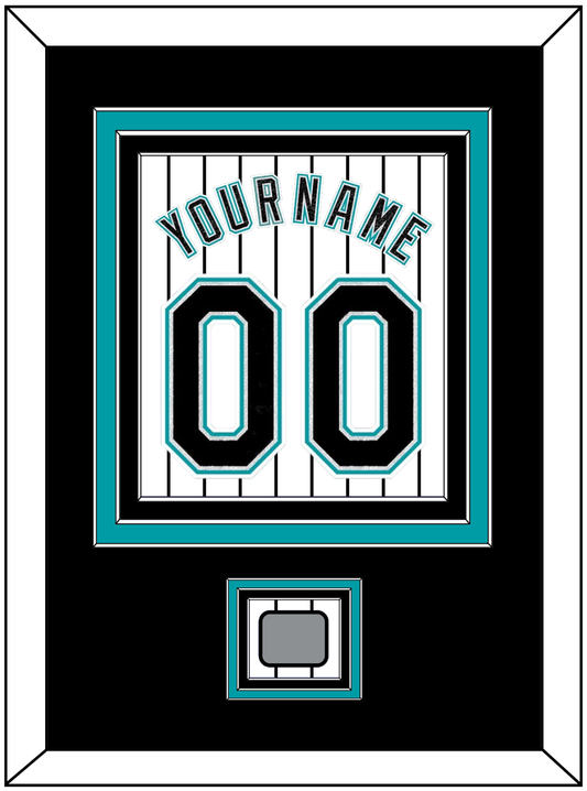 Florida Name & Number With World Series Patch- Home White Pinstripes (2003-2011) - Premier Tier 3