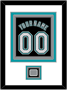 Florida Name & Number With World Series Patch - Alternate Black (2003-2011) - Triple Mat 1