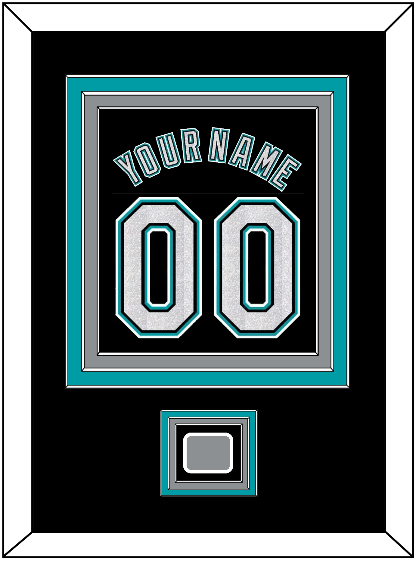 Florida Name & Number With World Series Patch - Alternate Black (2003-2011) - Premier Tier 2