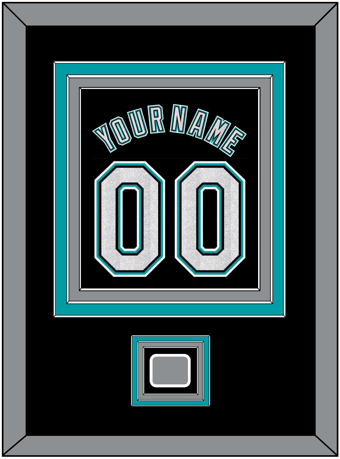 Florida Name & Number With World Series Patch - Alternate Black (2003-2011) - Premier Tier 2