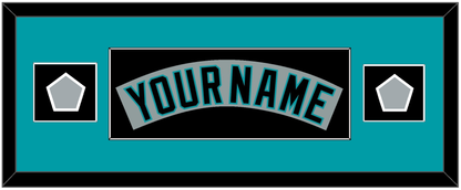 Florida Nameplate & 2 World Series Patches - Road Gray (1993-2001) - Essential Tier 4