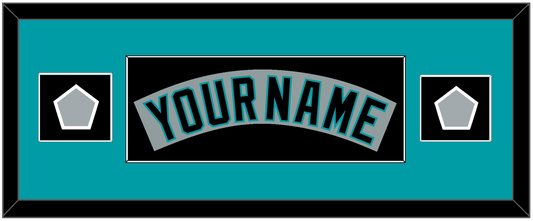 Florida Nameplate & 2 World Series Patches - Road Gray (1993-2001) - Essential Tier 4