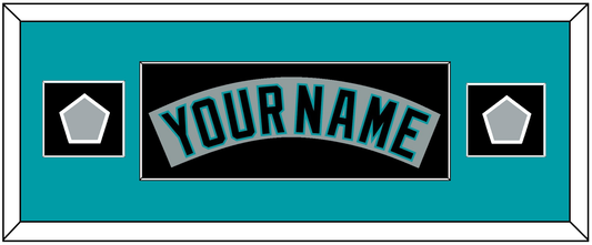 Florida Nameplate & 2 World Series Patches - Road Gray (1993-2001) - Essential Tier 4