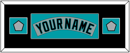 Florida Nameplate & 2 World Series Patches - Road Gray (1993-2001) - Essential Tier 6