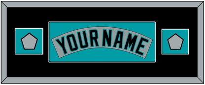 Florida Nameplate & 2 World Series Patches - Road Gray (1993-2001) - Essential Tier 6