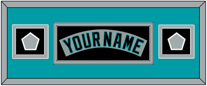 Florida Nameplate & 2 World Series Patches - Road Gray (1993-2001) - Signature Tier 6