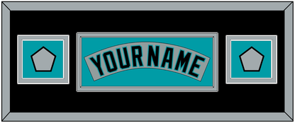 Florida Nameplate & 2 World Series Patches - Road Gray (1993-2001) - Signature Tier 8