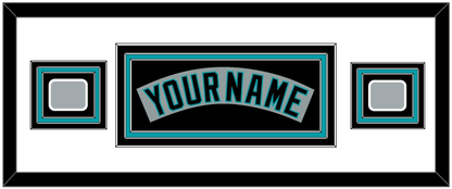 Florida Nameplate & 2 World Series Patches - Road Gray (1993-2001) - Premier Tier 4