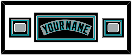 Florida Nameplate & 2 World Series Patches - Road Gray (1993-2001) - Premier Tier 4