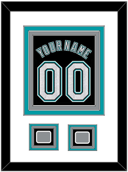 Florida Name & Number With 2 World Series Patches - Alternate Black (2003-2011) - Premier Tier 1