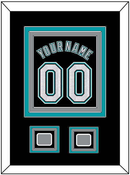 Florida Name & Number With 2 World Series Patches - Alternate Black (2003-2011) - Premier Tier 2