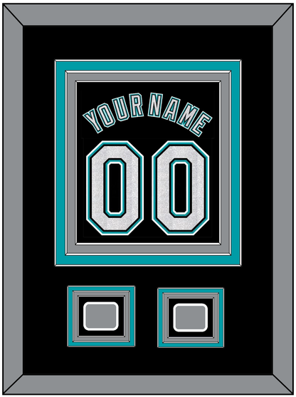 Florida Name & Number With 2 World Series Patches - Alternate Black (2003-2011) - Premier Tier 2