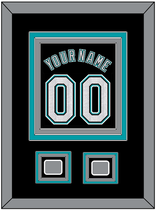 Florida Name & Number With 2 World Series Patches - Alternate Black (2003-2011) - Premier Tier 2