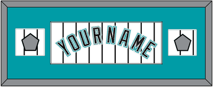 Florida Name & 2 World Series Patches - Home White Pinstripes (2003-2011) - Essential Tier 2