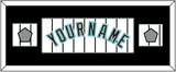 Florida Name & 2 World Series Patches - Home White Pinstripes (2003-2011) - Single Mat 4