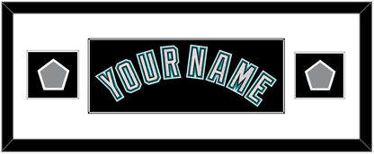Florida Name & 2 World Series Patches - Alternate Black (2003-2011) - Essential Tier 2