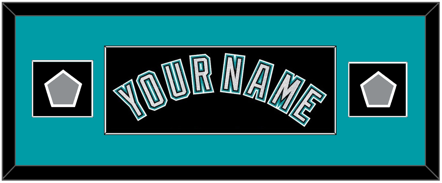 Florida Name & 2 World Series Patches - Alternate Black (2003-2011) - Essential Tier 4