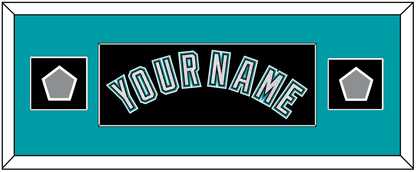 Florida Name & 2 World Series Patches - Alternate Black (2003-2011) - Essential Tier 4