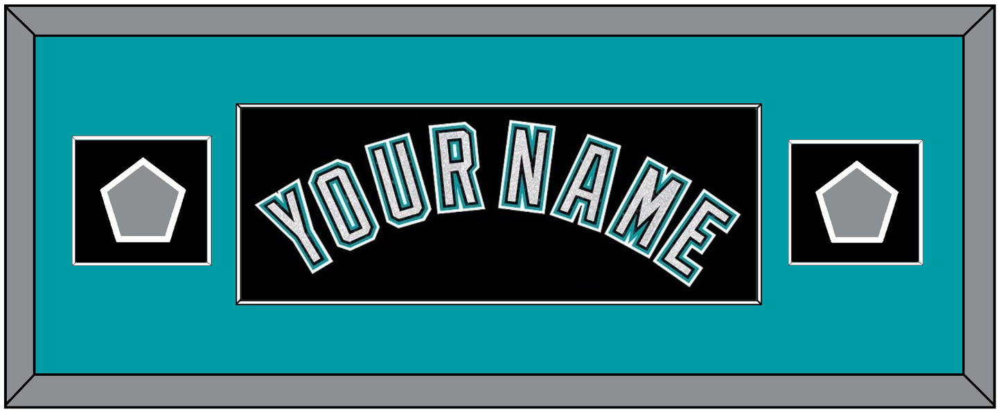 Florida Name & 2 World Series Patches - Alternate Black (2003-2011) - Essential Tier 4
