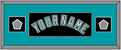 Florida Name & 2 World Series Patches - Alternate Black (2003-2011) - Essential Tier 4