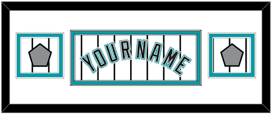 Florida Name & 2 World Series Patches - Home White Pinstripes (2003-2011) - Signature Tier 2