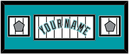 Florida Name & 2 World Series Patches - Home White Pinstripes (2003-2011) - Signature Tier 4