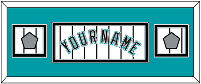 Florida Name & 2 World Series Patches - Home White Pinstripes (2003-2011) - Signature Tier 4