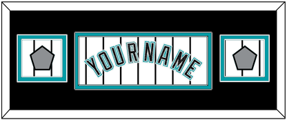 Florida Name & 2 World Series Patches - Home White Pinstripes (2003-2011) - Signature Tier 6
