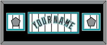 Florida Name & 2 World Series Patches - Home White Pinstripes (2003-2011) - Signature Tier 6