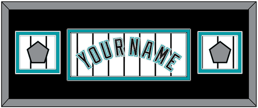 Florida Name & 2 World Series Patches - Home White Pinstripes (2003-2011) - Signature Tier 6