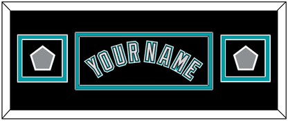 Florida Name & 2 World Series Patches - Alternate Black (2003-2011) - Signature Tier 4