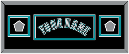 Florida Name & 2 World Series Patches - Alternate Black (2003-2011) - Signature Tier 4
