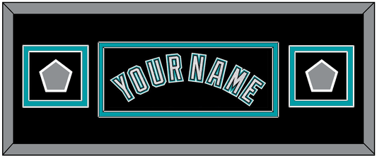 Florida Name & 2 World Series Patches - Alternate Black (2003-2011) - Signature Tier 4