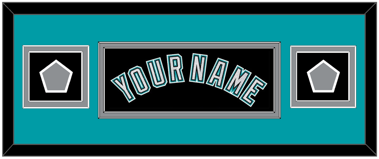 Florida Name & 2 World Series Patches - Alternate Black (2003-2011) - Signature Tier 6