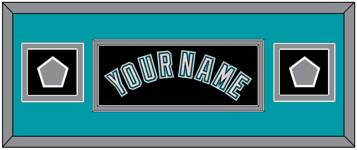 Florida Name & 2 World Series Patches - Alternate Black (2003-2011) - Signature Tier 6
