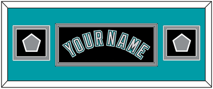 Florida Name & 2 World Series Patches - Alternate Black (2003-2011) - Signature Tier 6