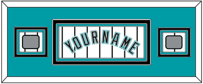Florida Name & 2 World Series Patches - Home White Pinstripes (2003-2011) - Premier Tier 4