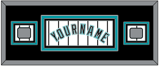 Florida Name & 2 World Series Patches - Home White Pinstripes (2003-2011) - Premier Tier 6