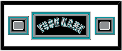 Florida Name & 2 World Series Patches - Alternate Black (2003-2011) - Premier Tier 2