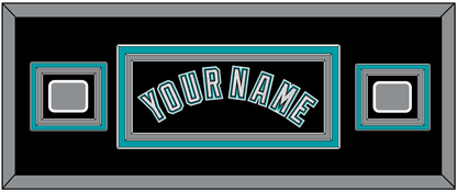 Florida Name & 2 World Series Patches - Alternate Black (2003-2011) - Premier Tier 4