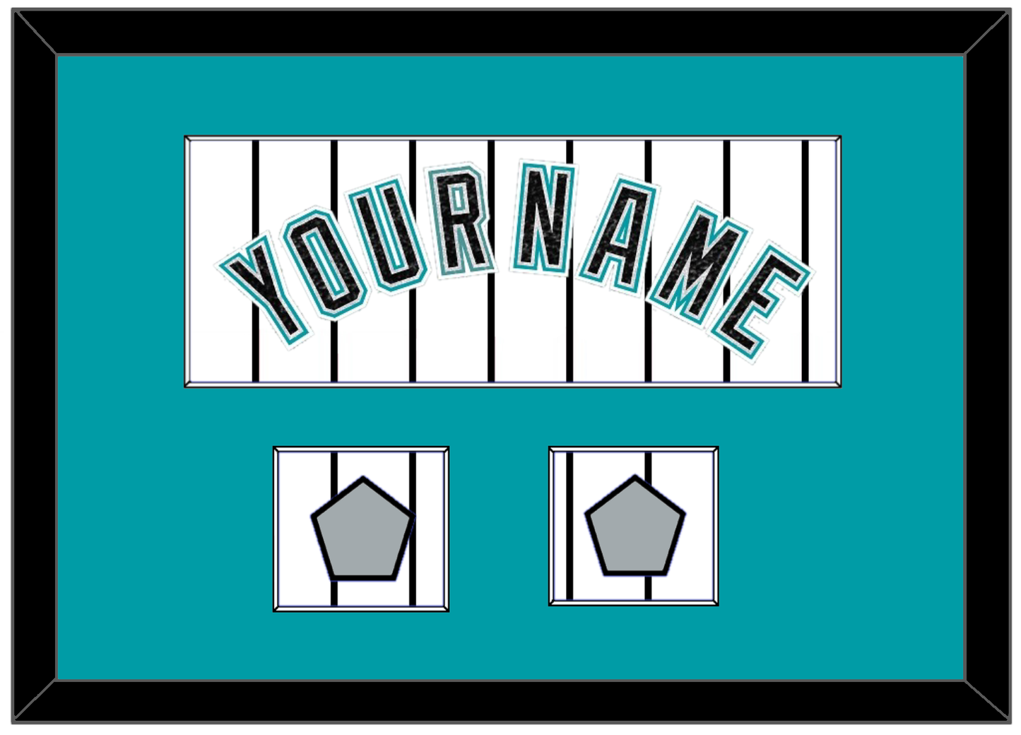Florida Name & 2 World Series Patches - Home White Pinstripes (2003-2011) - Essential Tier 1