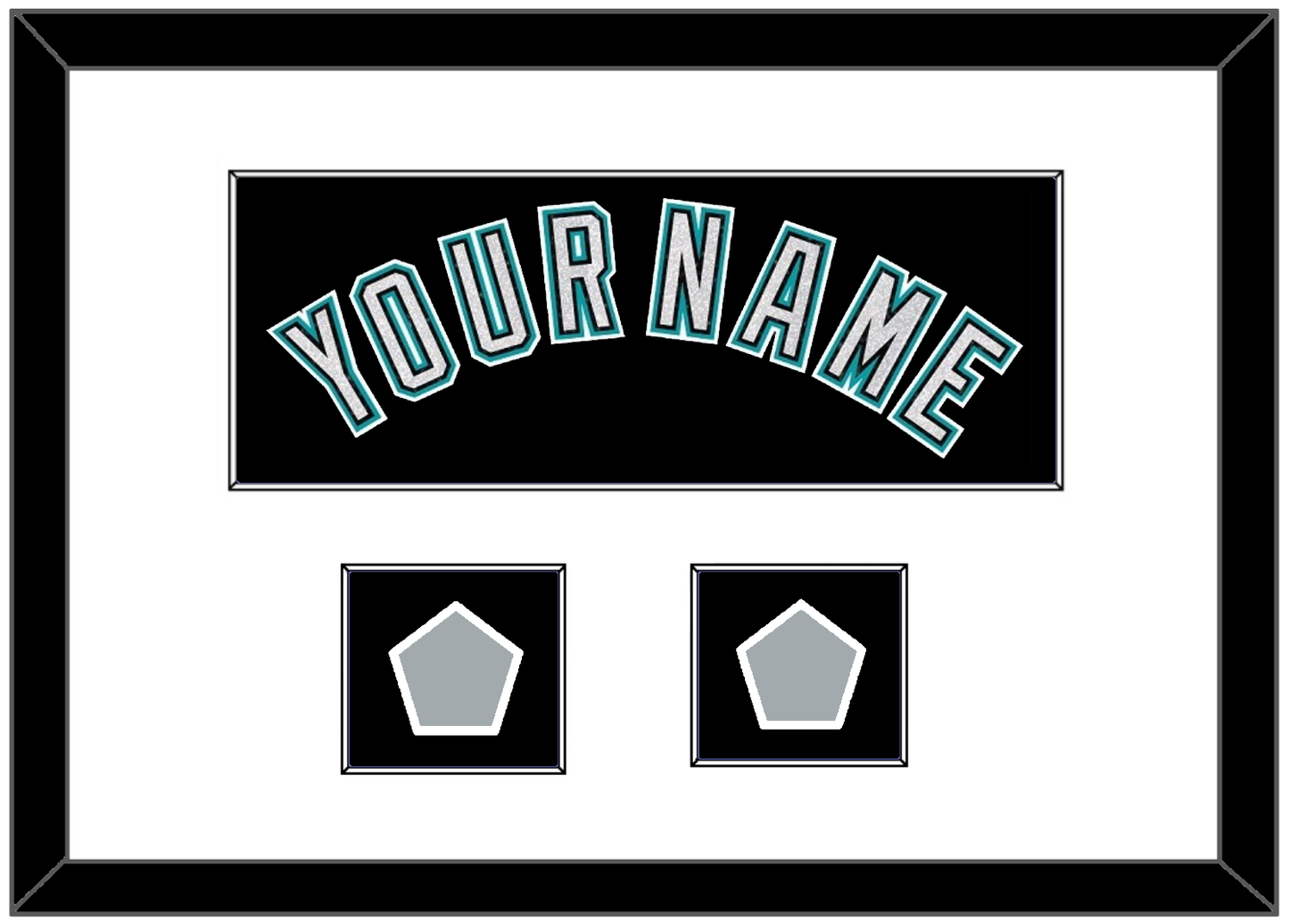 Florida Name & 2 World Series Patches - Alternate Black (2003-2011) - Essential Tier 1