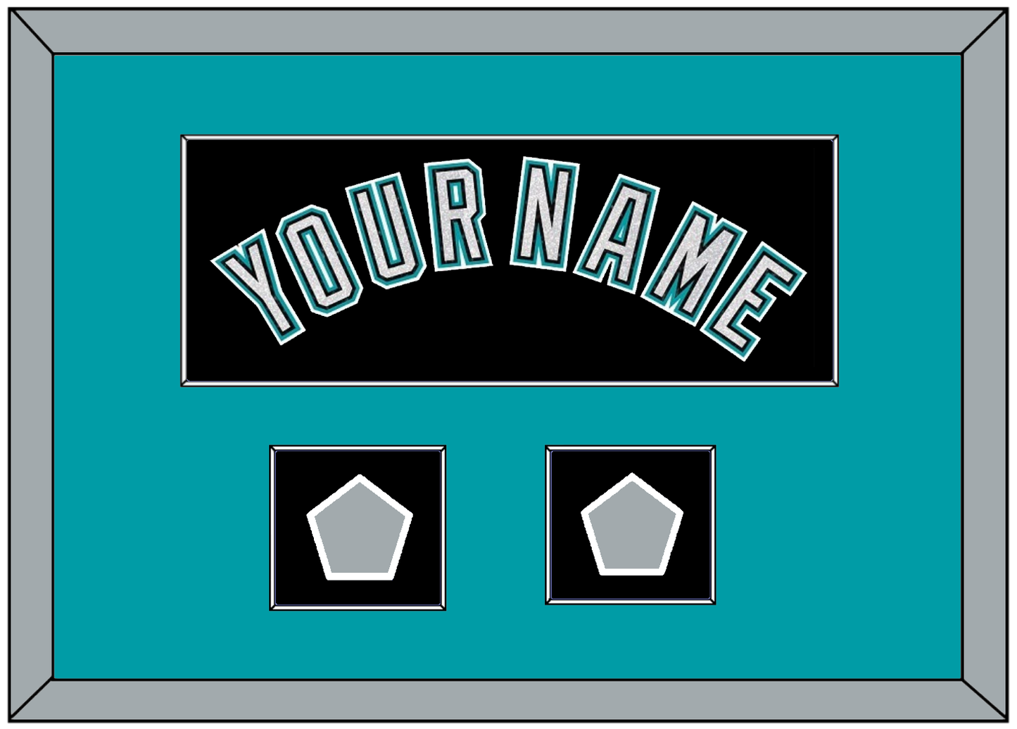 Florida Name & 2 World Series Patches - Alternate Black (2003-2011) - Essential Tier 3
