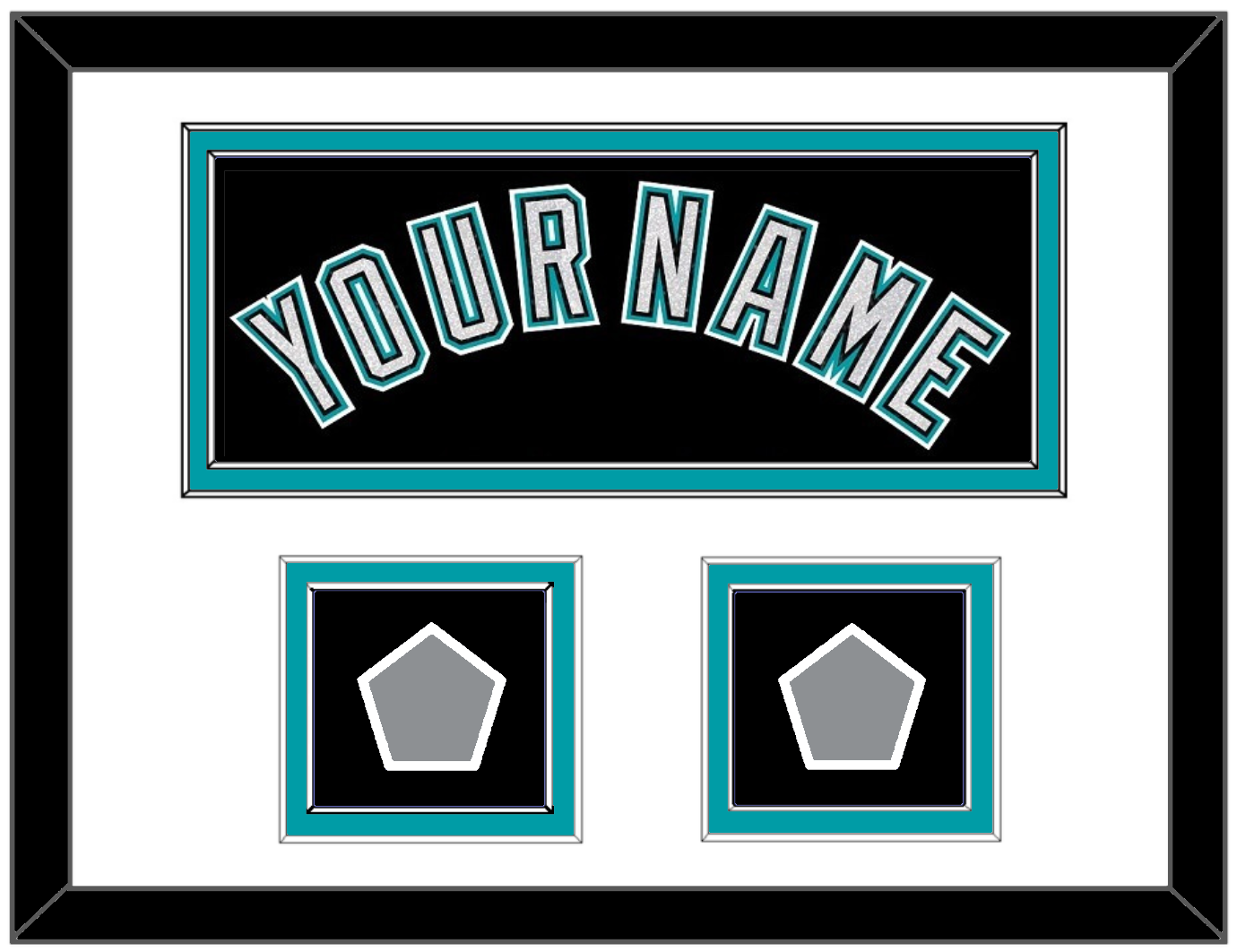 Florida Name & 2 World Series Patches - Alternate Black (2003-2011) - Signature Tier 1