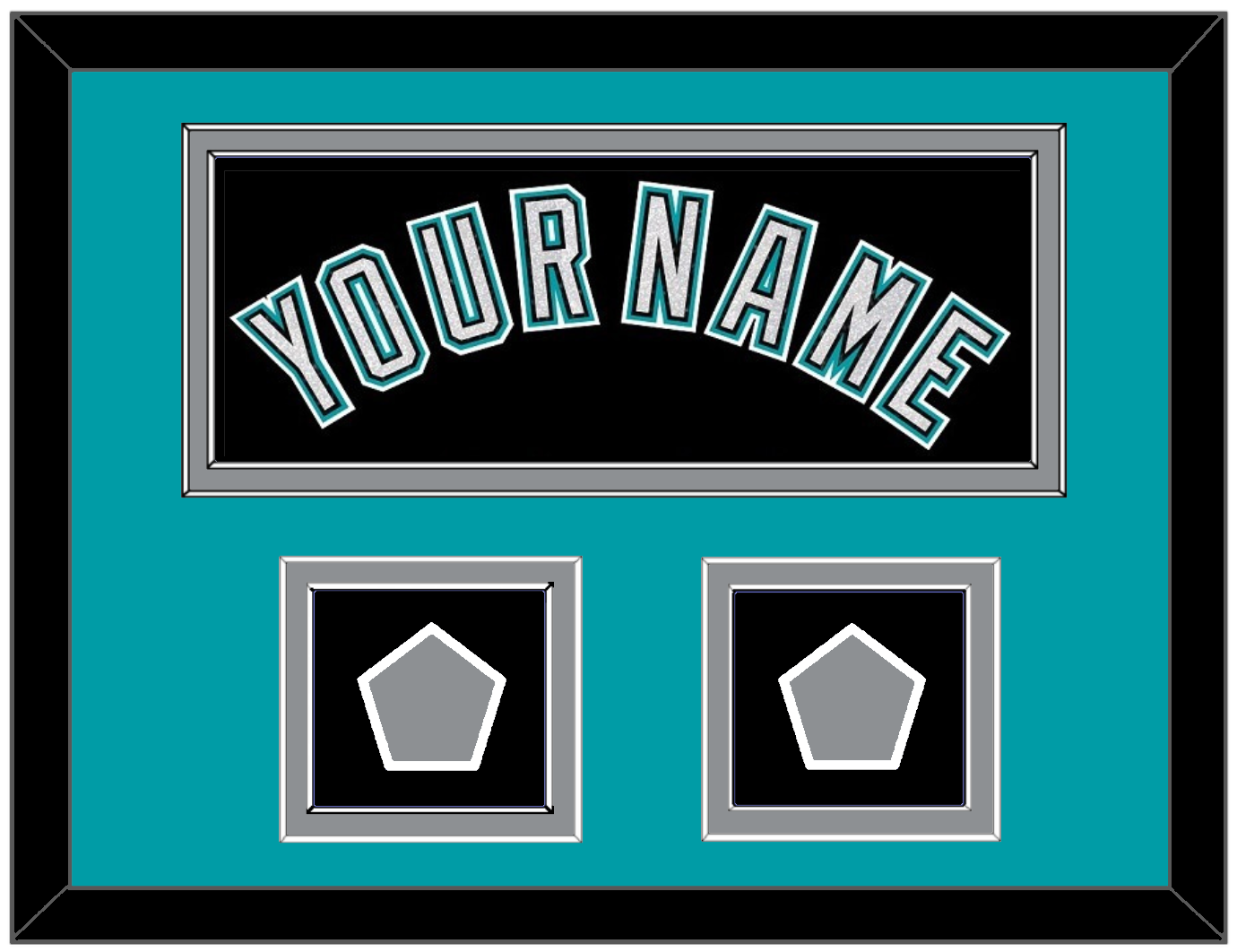 Florida Name & 2 World Series Patches - Alternate Black (2003-2011) - Signature Tier 5