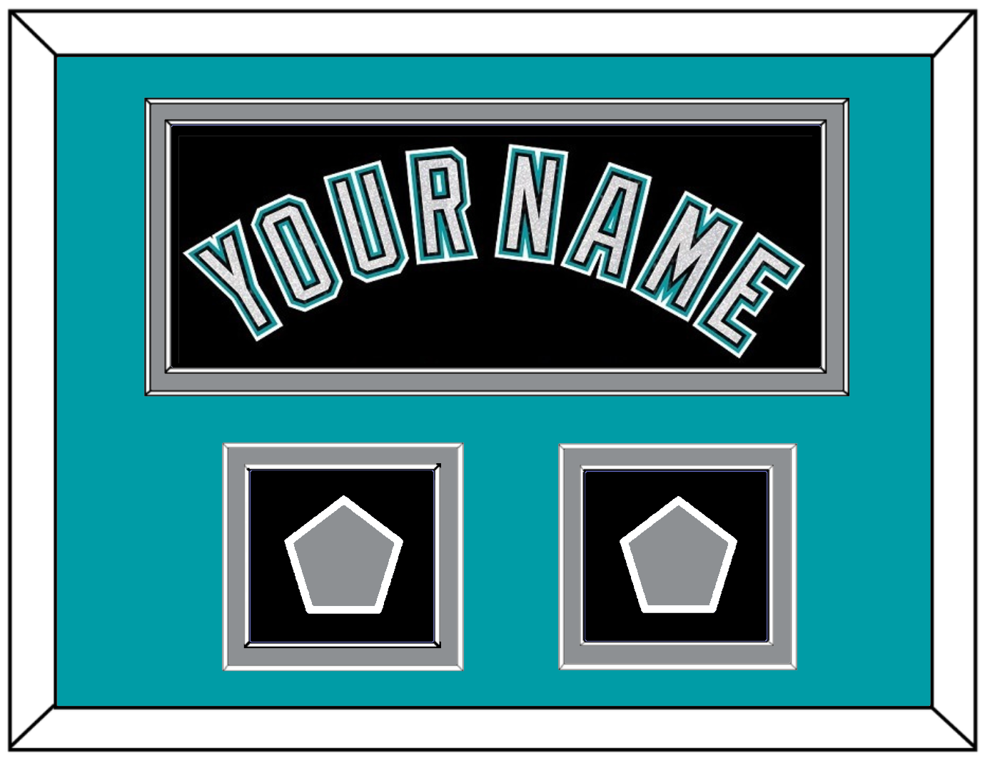 Florida Name & 2 World Series Patches - Alternate Black (2003-2011) - Signature Tier 5